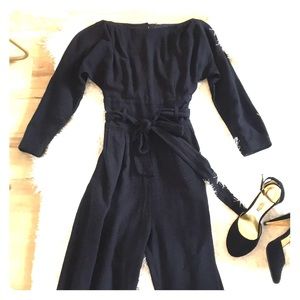 NWT Free People Black Tailored Jumpsuit